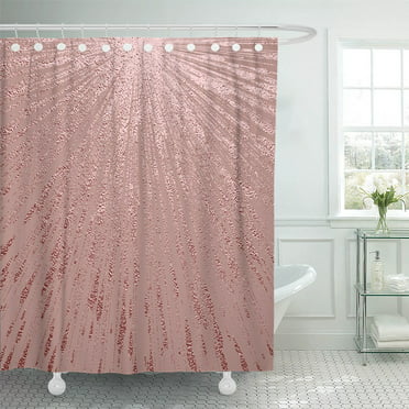 Marble Shower Curtain Murky Mineral Scratches Print for Bathroom 